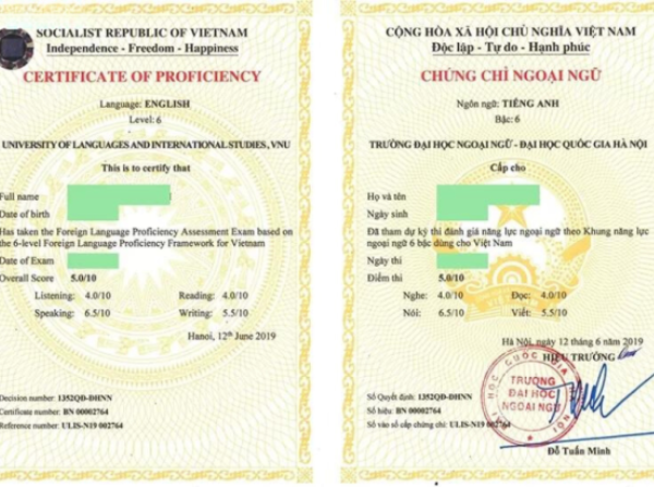 Làm chứng chỉ tiếng Anh C2