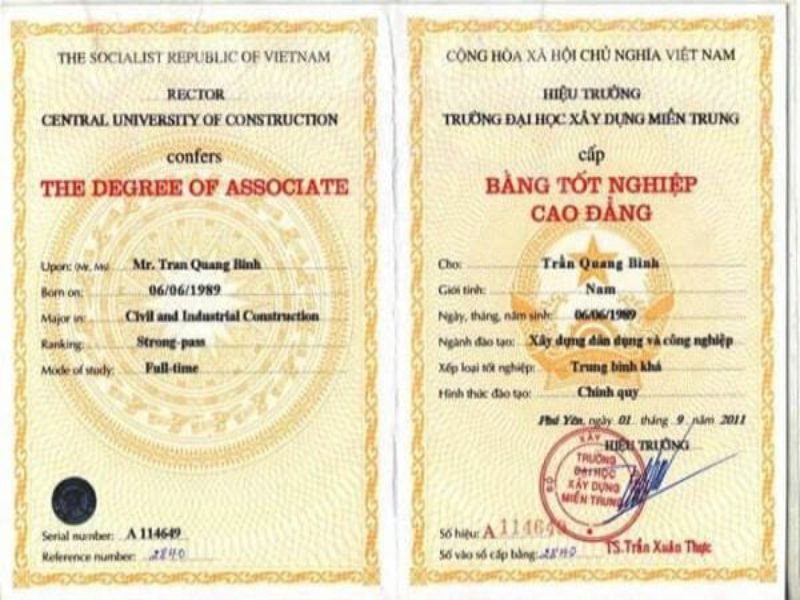 Ưu Điểm Dịch Vụ Mua Bằng Cao Đẳng Phôi Thật Tại Làm Bằng Đại Học