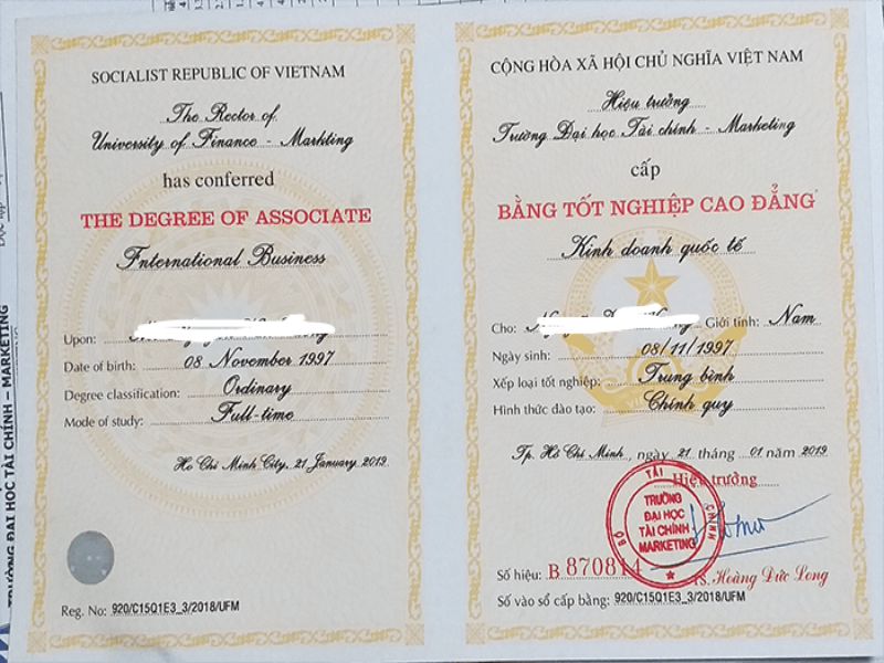 Tăng Mức Thu Nhập Khi Sở Hữu Bằng Cao Đẳng