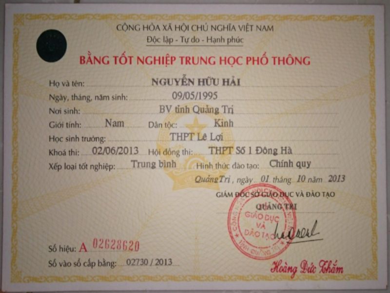 Bảo Hành Trọn Đời Sau Khi Làm Bằng Cấp 3