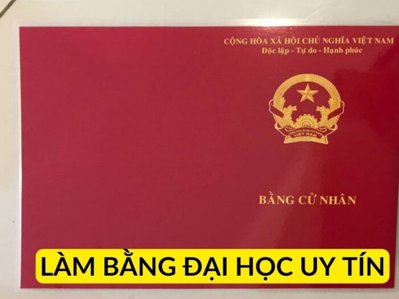 Làm Bằng Đại Học Uy Tín, Giá Cả Hợp Lý, Phôi Thật Không Cần Cọc