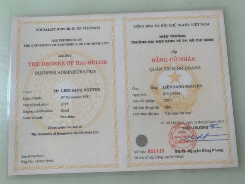 Cách thức mua bằng đại học chính quy giả tại Làm Bằng Đại Học