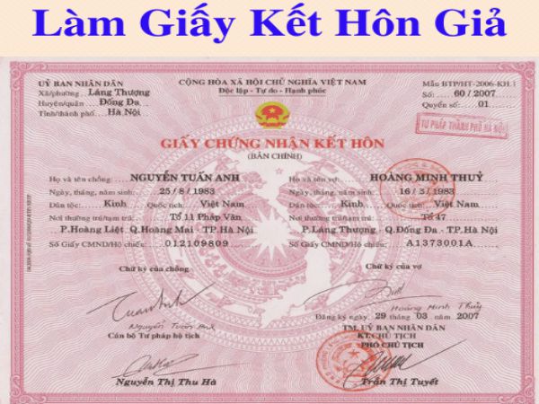 Lý Do Nên Chọn Làm Giấy Kết Hôn Giả Tại Làm Bằng Đại Học Shop