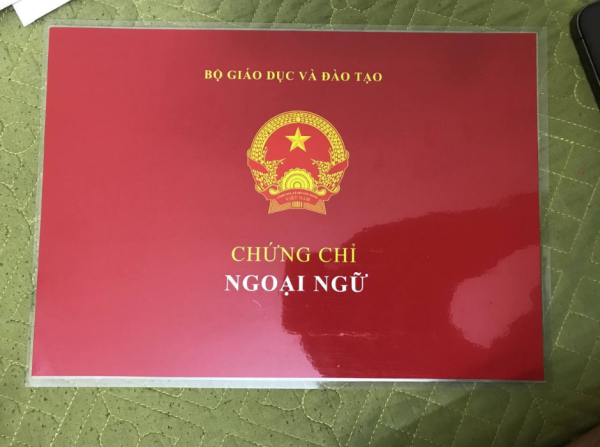 Bảng Giá Làm Chứng Chỉ Tiếng Anh Mới Nhất